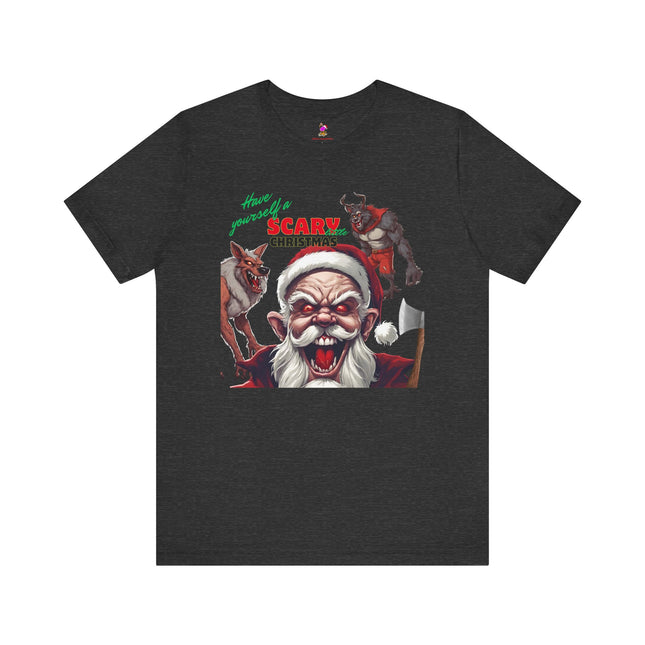 HAVE YOURSELF A SCARY LITTLE CHRISTMAS Psycho Santa and Reinwolves T-Shirt