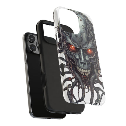 TENTACLED METAL ALIEN SKULL Phone Case