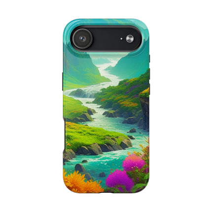 RIVER SPRING FLOWER VALLEY Phone Case