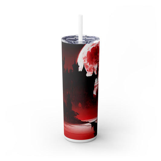 Castlevania Belmont Video Game Inspired Tumbler Cup | Hopeless Souls of the Night Gamer Gift | Dracula Castle Vampire Drinking Traveler