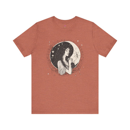 MOON GODDESS T-Shirt - Mystical Lunar Feminine Divine Art Tee