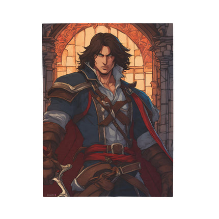 A LEGEND AT THE READY Blanket - Video Game Inspired Velveteen Plush Throw