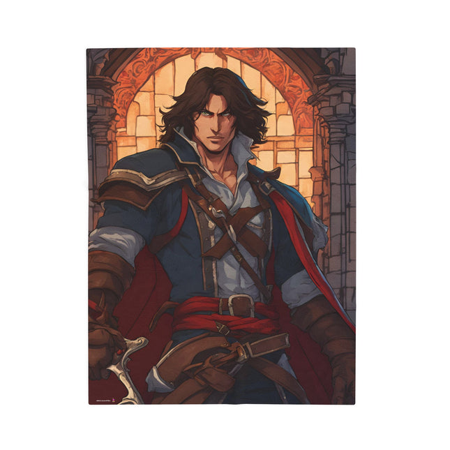 A LEGEND AT THE READY Blanket - Video Game Inspired Velveteen Plush Throw