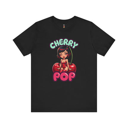 CHERRY POP T-Shirt Provocative Seductive Sexy Cartoon Tee