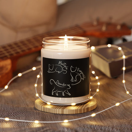 MULTIPLE P**SYNALITY DISORDER Cat Lovers Candle