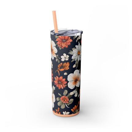 FLOWERS BLOSSOM Tumbler- Fitness Gym Workout Travel Drink Holder