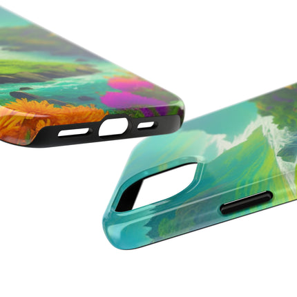 RIVER SPRING FLOWER VALLEY Phone Case
