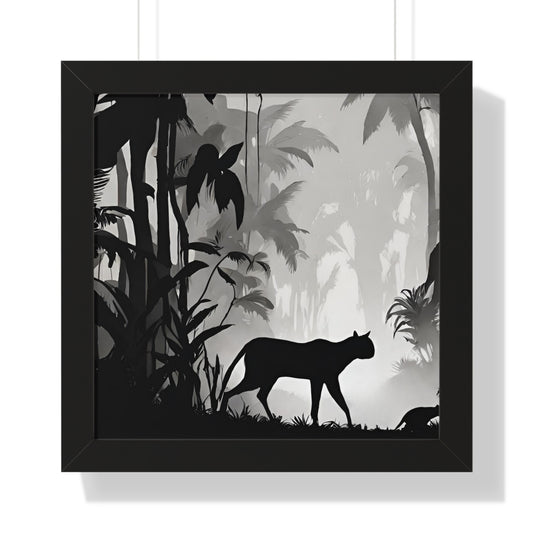 Animal Wall Art, Cheetah Picture, Leopard Print, Wild Animal Print, Predator Shadow Wall Hanging, Jungle Image, Living Room Poster, Scenery