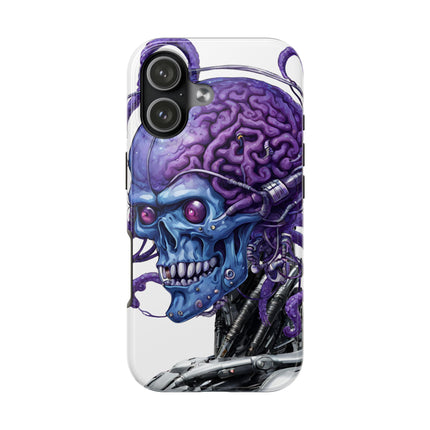 BLUE ALIEN SKULL Phone Case