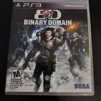 BINARY DOMAIN Playstation 3 PS3