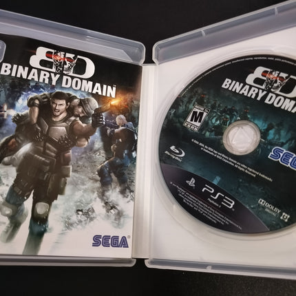 BINARY DOMAIN Playstation 3 PS3
