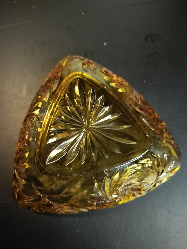 Vintage Colored Glass Candy Dish