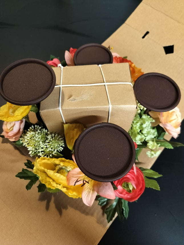 AVON Exclusive Lighted Floral Centerpiece New in Opened Box