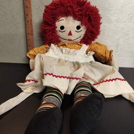 VINTAGE RAGGEDY ANN 24" DOLL
