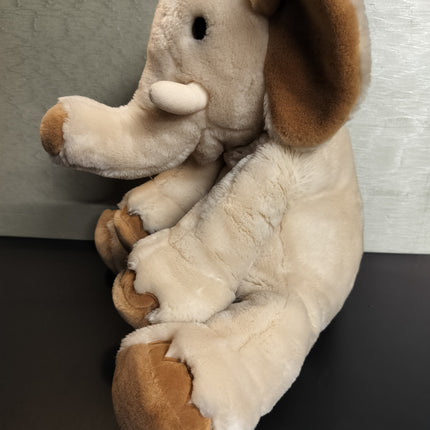 Vintage JCPENNEY Golden Bear 24" (if Standing) Elephant Plush Stuffed Animal Toy