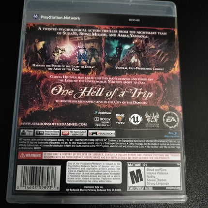 SHADOWS OF THE DAMNED Playstation 3 PS3