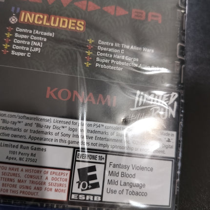 CONTRA ANNIVERSARY COLLECTION Playstation 4 PS4