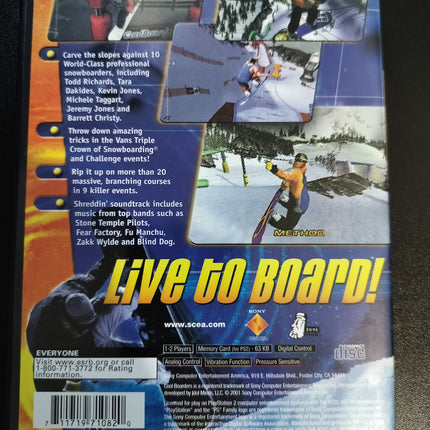 COOL BOARDERS 2001 Playstation 2 PS2