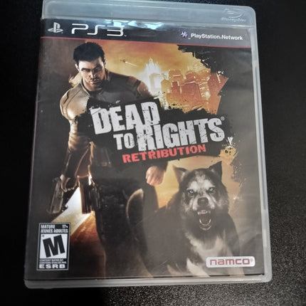 DEAD TO RIGHTS RETRIBUTION Playstation 3 PS3