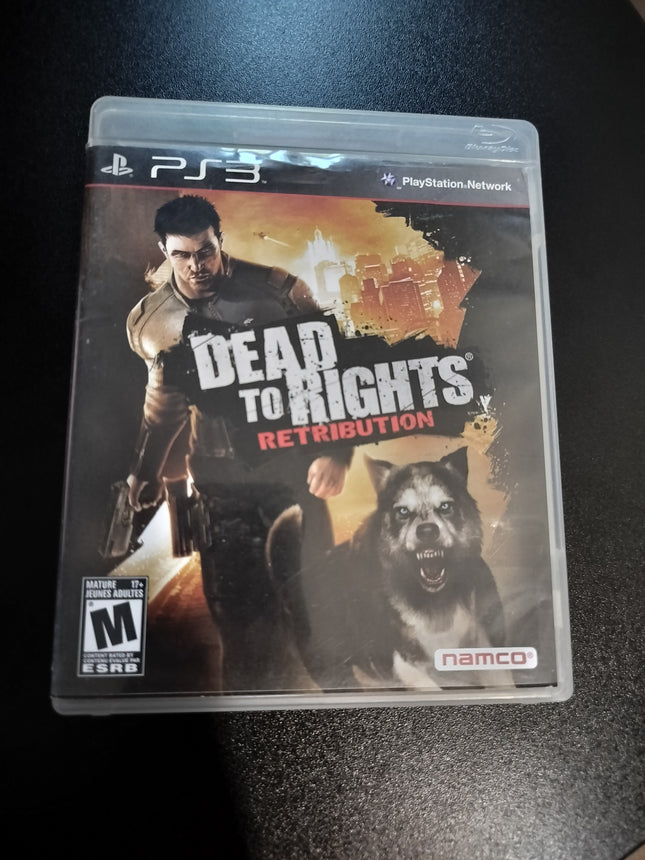 DEAD TO RIGHTS RETRIBUTION Playstation 3 PS3