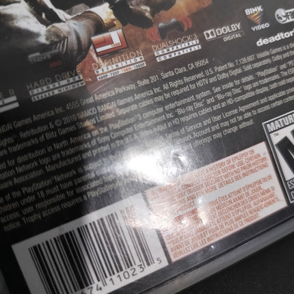 DEAD TO RIGHTS RETRIBUTION Playstation 3 PS3