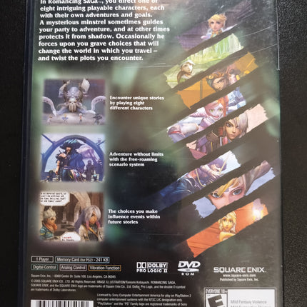 ROMANCING SAGA Playstation 2 PS2