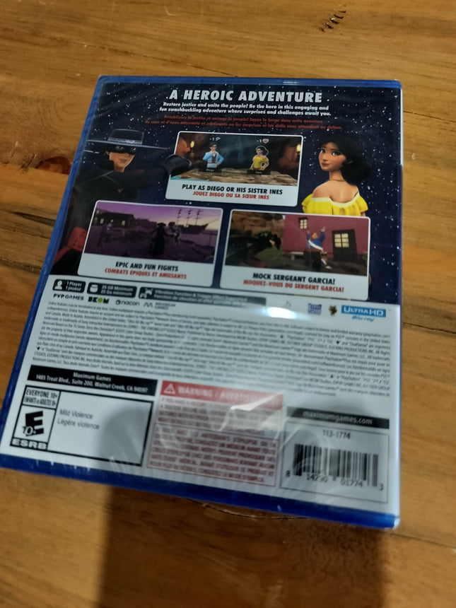 ZORRO THE CHRONICLES Playstation 5 PS5