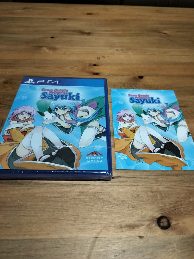 SNOW BATTLE PRINCESS SAYUKI Strictly Limited 827/1500 Playstation 4 PS4