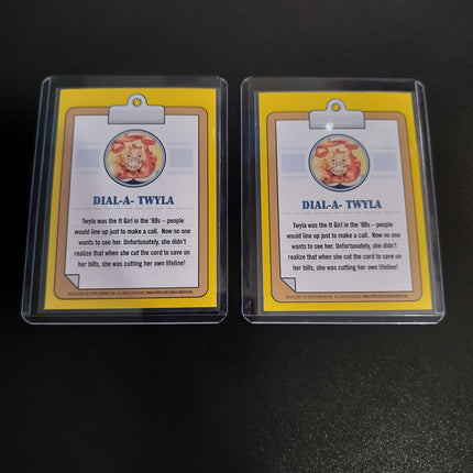 GARBAGE PAIL KIDS 35th Anniversary Purple Jelly Border Set