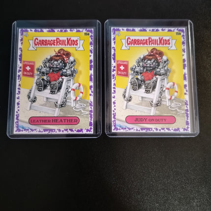 GARBAGE PAIL KIDS 35th Anniversary Purple Jelly Border Set