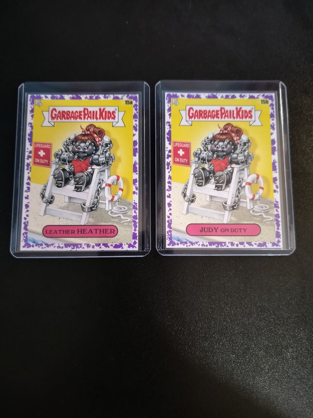 GARBAGE PAIL KIDS 35th Anniversary Purple Jelly Border Set