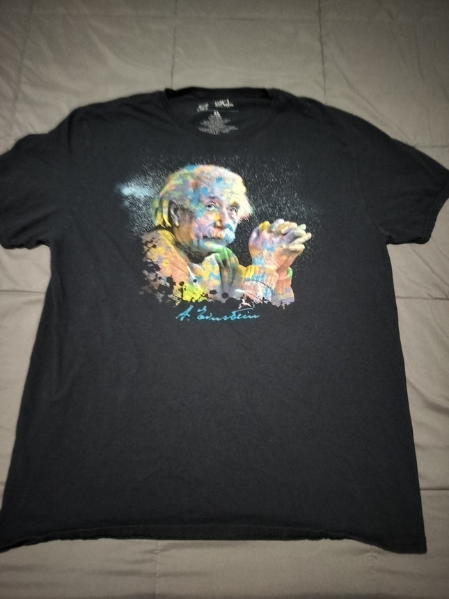 ALBERT EINSTEIN Graffiti Get Down Art XL Shirt