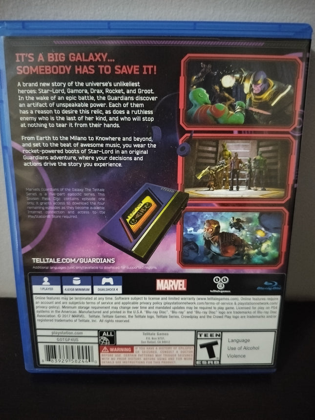 GUARDIANS OF THE GALAXY The Telltale Series Playstation 4 PS4