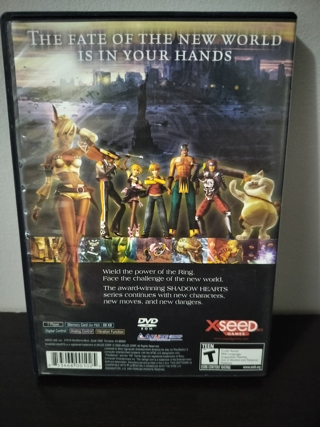 SHADOW HEARTS FROM THE NEW WORLD Playstation 2 PS2