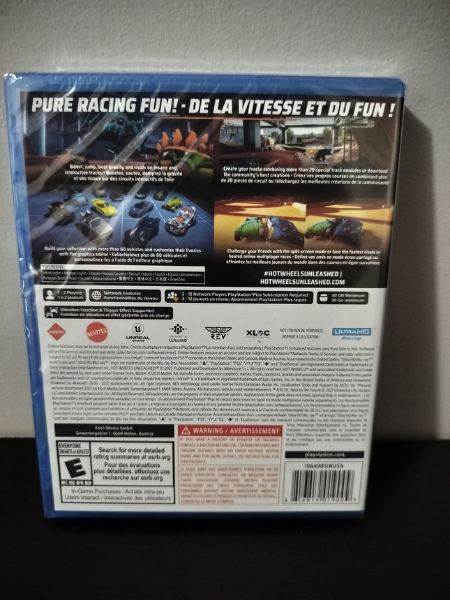 HOT WHEELS UNLEASHED Playstation 5 PS5