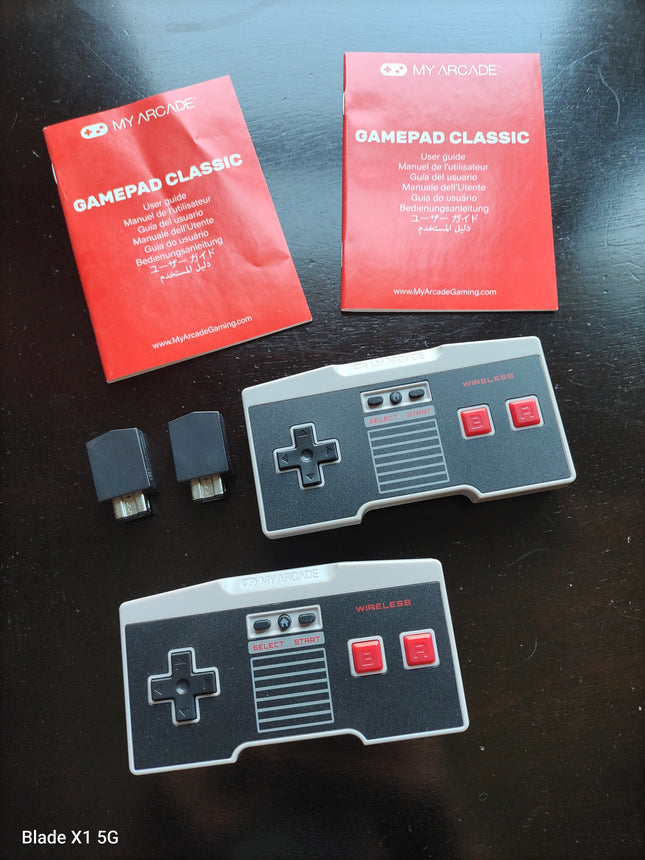 My Arcade Set of Two Wii Compatible Wireless Controllers