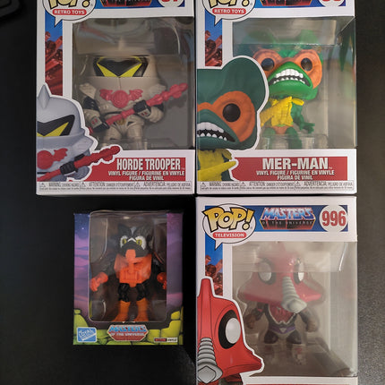 Masters of the Universe Funko POP! Culture Figures Lot