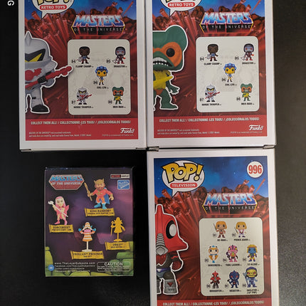 Masters of the Universe Funko POP! Culture Figures Lot