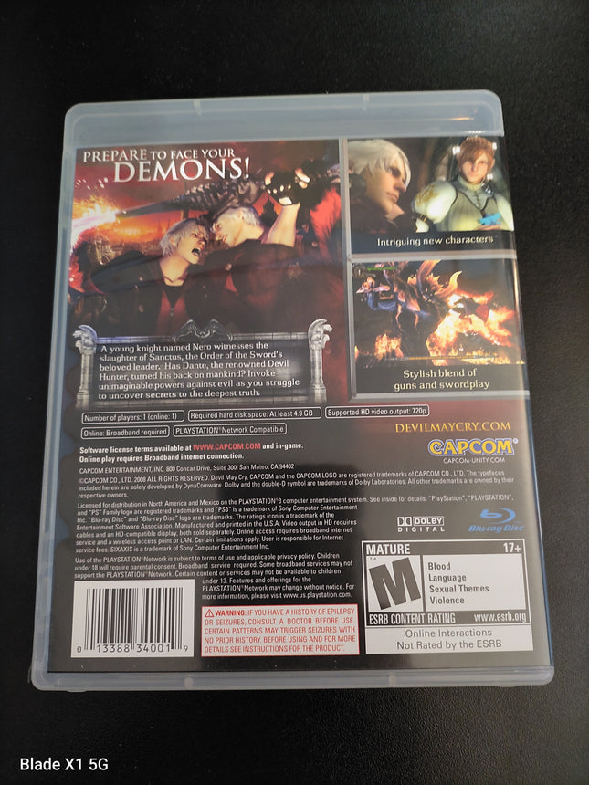Devil May Cry 4 PS3 Playstation 3