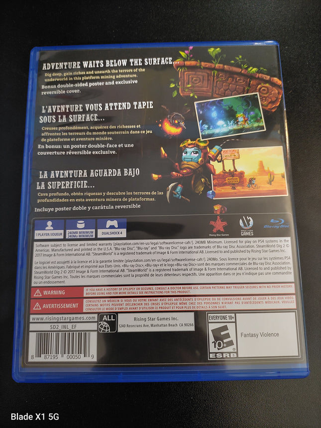 STEAMWORLD DIG 2 Playstation 4 PS4