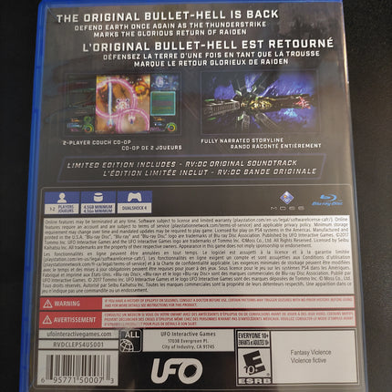 RAIDEN V DIRECTOR'S CUT Playstation 4 PS4