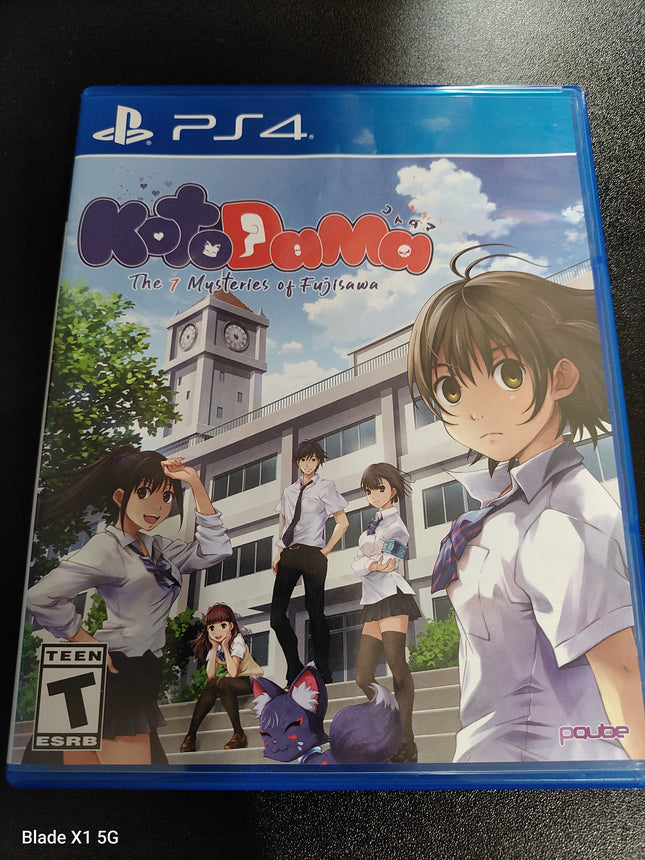 KOTODAMA THE 7 MYSTERIES OF FUJISAWA Playstaion 4 PS4