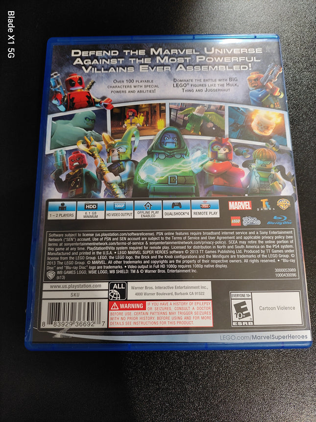 LEGO MARVEL SUPER HEROES Playstation 4 PS4