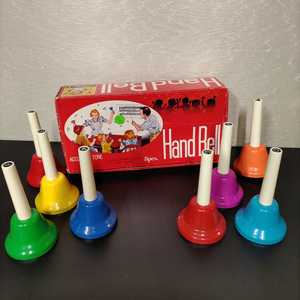 FMT HAND BELL SET 8 pcs Accurate Tone Made In Japan Original Box