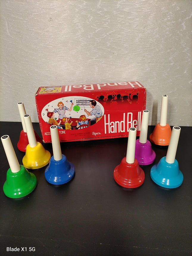 FMT HAND BELL SET 8 pcs Accurate Tone Made In Japan Original Box