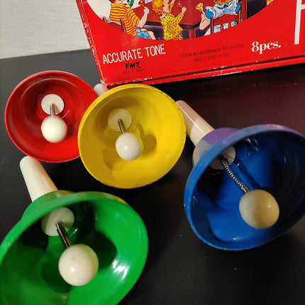 FMT HAND BELL SET 8 pcs Accurate Tone Made In Japan Original Box