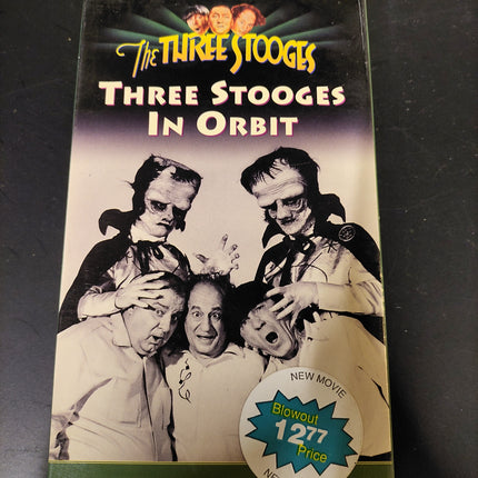 THE THREE STOOGES IN ORBIT VHS