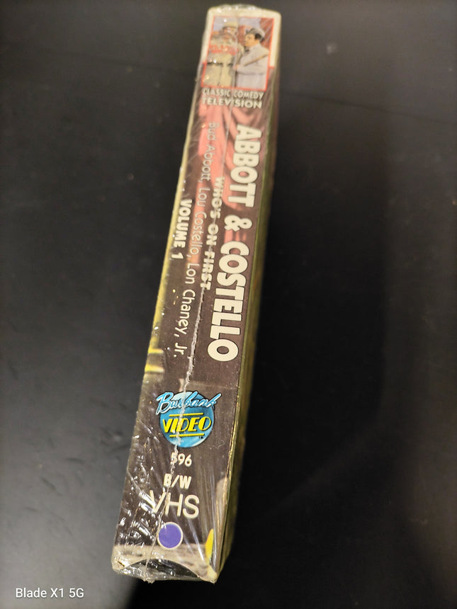 ABBOT & COSTELLO WHO'S ON FIRST? Classic Comedy VHS