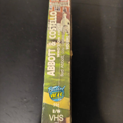 ABBOT & COSTELLO WHO'S ON FIRST? Classic Comedy VHS