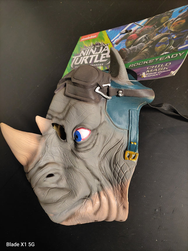 Teenage Mutant Ninja Turtles Rocksteady CHILD Mask TMNT Out of The Shadows 2016